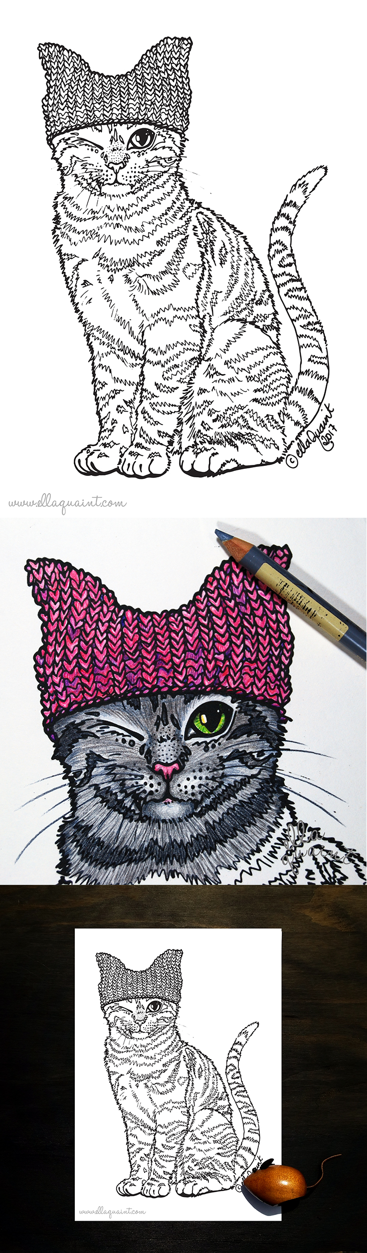 pink-pussy-hat-cat-by-ellaquaint-2017-flat